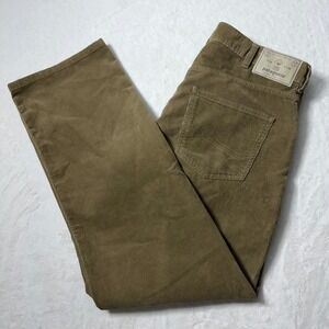 Patagonia Mens Size 33x30 Corduroy Regular Olive Green Iron Clad Organic Cotton